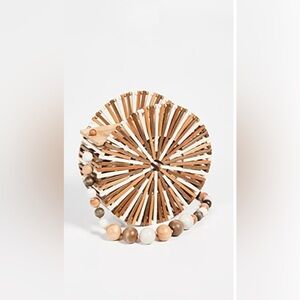 CULT GAIA Luna Bamboo Crossbody Bag In Brown